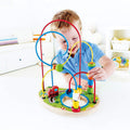 Hape Playground Pizzaz Wooden Educational Bead Maze, Color Learning and Counting, 2Y+