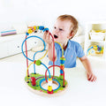 Hape Playground Pizzaz Wooden Educational Bead Maze, Color Learning and Counting, 2Y+