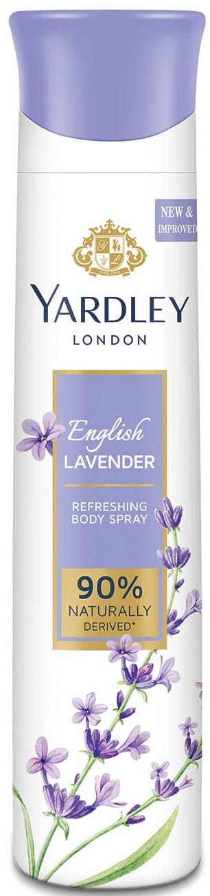 Yardley London English Lavender Deodorant Body Spray Floral Musk 150 ml