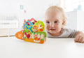 Hape Baby's Farm Animal Book Wooden Baby Book with Farm Animal Illustrations
