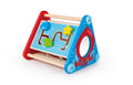 Hape Take-Along 5-Sided Wooden Sensory Activity Box for Babies