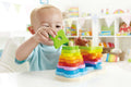 Hape Double Rainbow Stacking and Building Wooden Toy