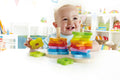 Hape Double Rainbow Stacking and Building Wooden Toy