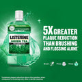 Listerine Green Tea Mouthwash Alcohol-Free Mild Taste Essential Oils and Green Tea Extract