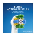 Oral-B FlossAction Electric Toothbrush Replacement Heads Round Brush Head 2 Pieces