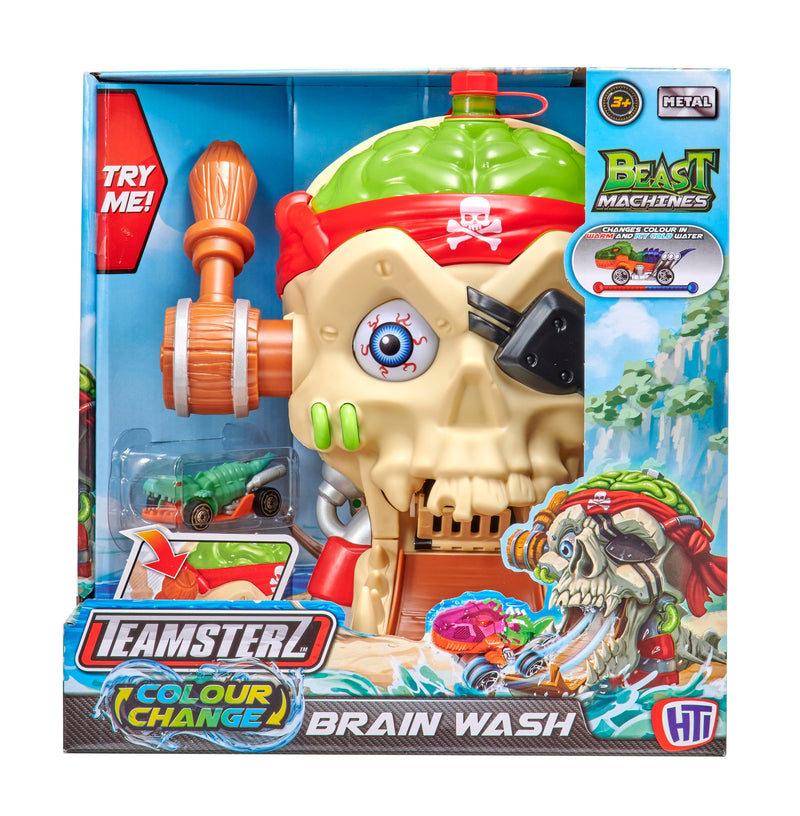 Teamsterz Colour Change Brain Wash Beast Machine Car Playset with Colour-Change Vehicle