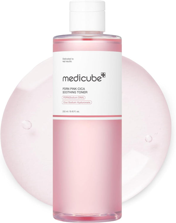 Medicube PDRN Pink Cica Soothing Toner Liquid Sensitive Skin 250 ml