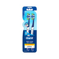 Oral-B Complete 5 Way Clean Manual Toothbrush Medium 2 Pack with PowerTip Bristles