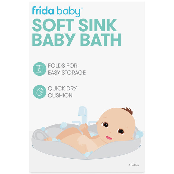 Frida Baby Soft Sink Baby Bath Foldable Quick-Dry Infant Bather