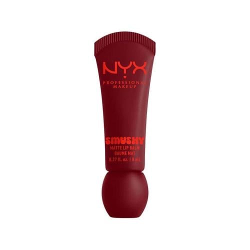 NYX Smushy Matte Lip Balm Soft Matte Cherry Brown 07 Swipe 2 Smooth