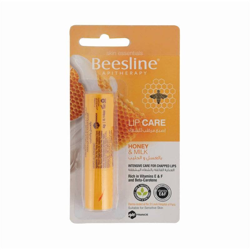 Beesline Lip Care Honey & Milk Lip Moisturizer with Vitamins E & F