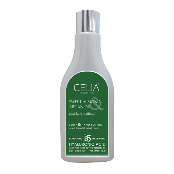 Celia Argan & Sweet Almond Oil Hand and Body Lotion Moisturizer 200ml