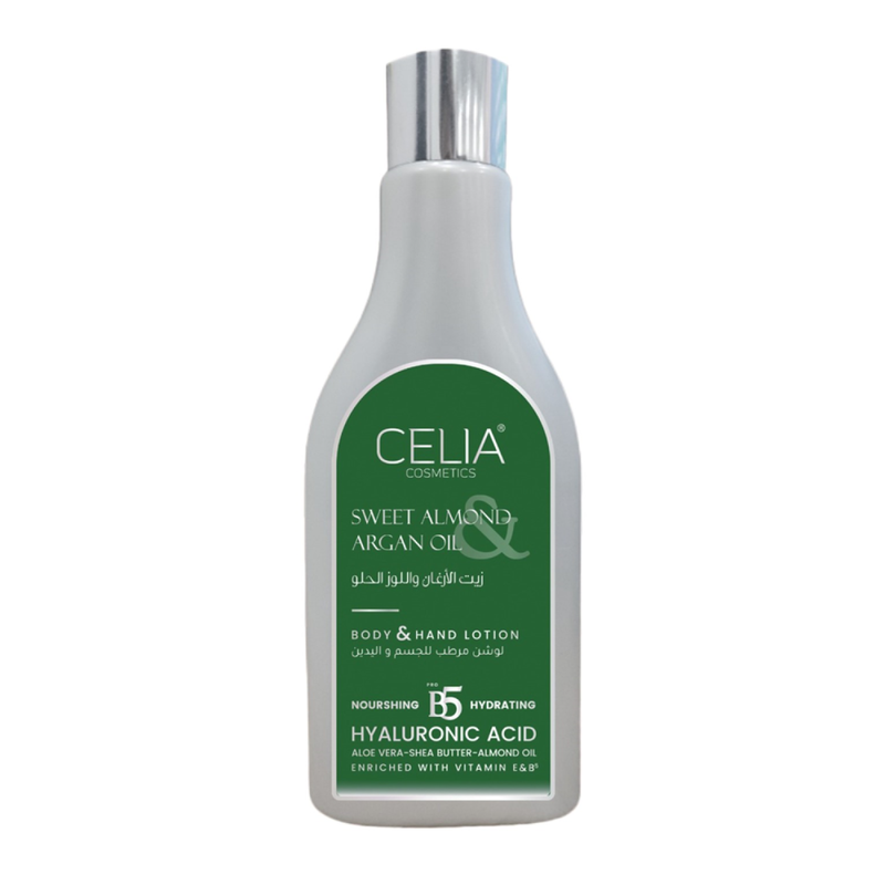 Celia Argan & Sweet Almond Oil Hand and Body Lotion Moisturizer 200ml