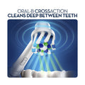 Oral-B Cross Action Replacement Electric Toothbrush Heads Indicator Bristles Pack of 2
