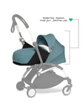 Babyzen YOYO Newborn Stroller Color Pack 0+ Aqua Canopy and Seat Pad