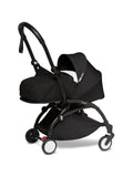 Stokke YOYO Newborn Stroller Color Pack, Canopy and Seat Pad, Black, From Birth
