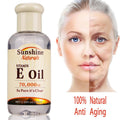 Sunshine Naturals Vitamin E Skin Care Oil 70,000 IU Moisturizing Formula 75 ml