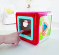 Hape Shape Sorting Box Wooden Shape Sorter Garden Creatures 12 Months+