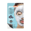 PUREDERM Deep Purifying Black O2 Bubble Mask Charcool Charcoal Facial Mask
