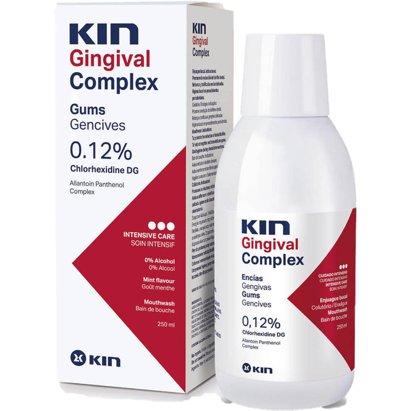 Kin Gingival Mouthwash with Chlorhexidine 0.12%, 250 ml