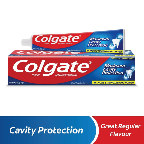 Colgate Maximum Cavity Protection Toothpaste Fluoride Formula 120 ml