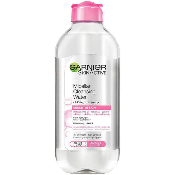 Garnier Skin Active Micellar Cleansing Water Liquid Face, Eye and Lip Cleanser 400 ml
