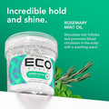 Eco Style Rosemary Mint Styling Gel Strong Hold Rosemary & Peppermint Oils 473 ml