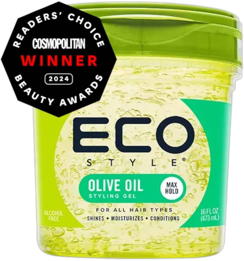 Eco Style Olive Oil Styling Gel Cream Formula Shine Hold 473 ml