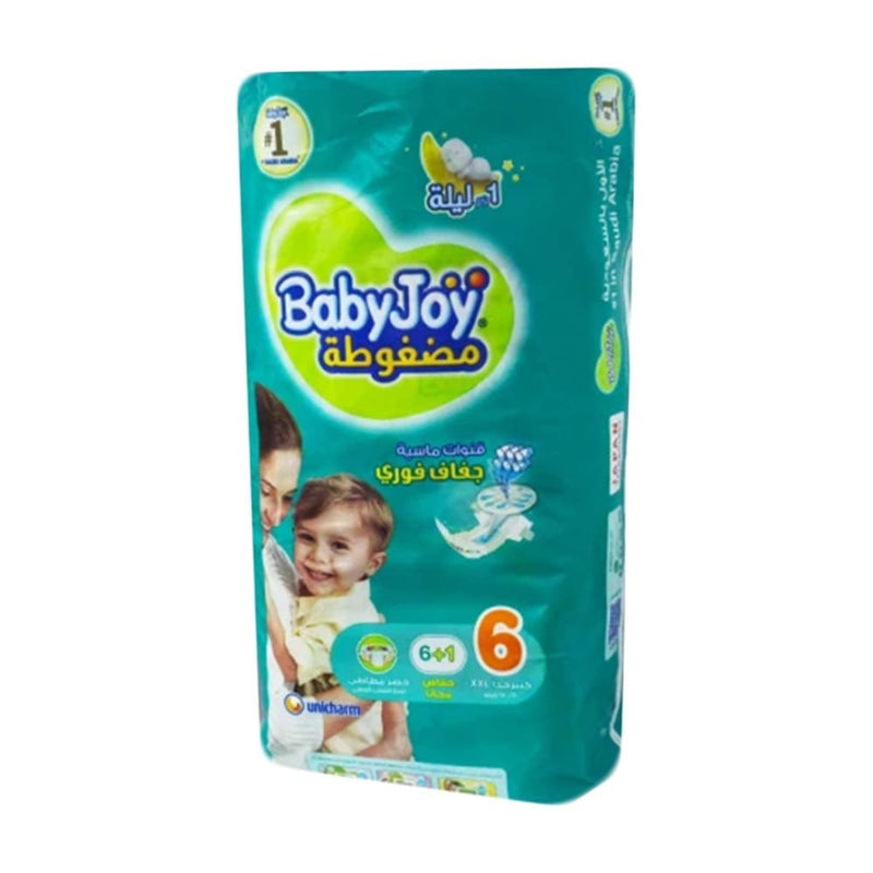 BabyJoy Compressed Diapers Size 6 Extra Large, 6 + 1 Piece