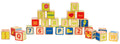 Hape Educational ABC Wooden Blocks Letters Numbers Pictures 26-Piece Set for Kids 2Y+