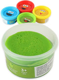 Sesame Street Scented Dough 4-Pack Soft Moldable Fruit-Scented Dough Assorted Colors 4 x 1 Oz