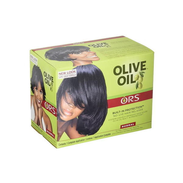 ORS Olive Oil No-Lye Hair Relaxer Kit Normal Strength Built-In Protection
