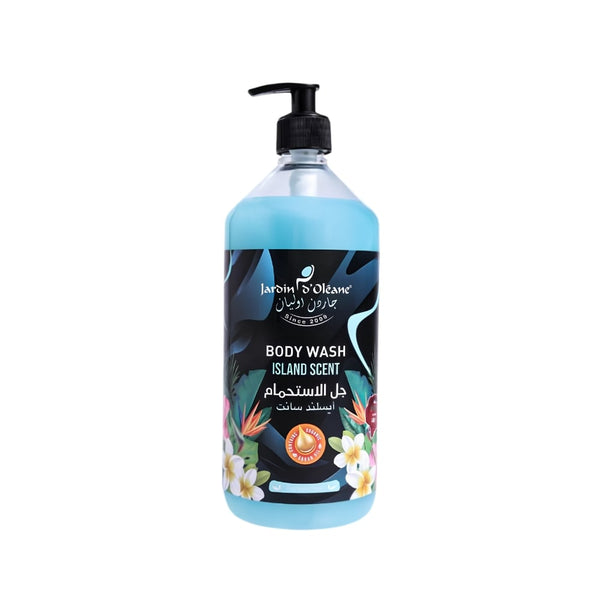 Jardin d'Oleane Island Saint Shower Gel Argan Oil Refreshing Fragrance 1 Liter