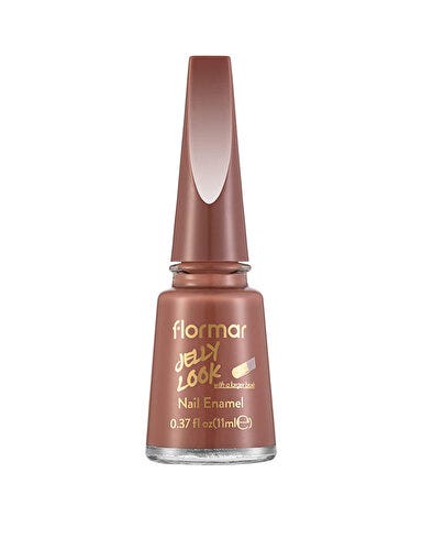 Flormar Jelly Look Nail Polish Gel Finish Terracotta JL54