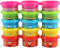 Sesame Street Scented Dough, Soft Moldable Creative Play Dough, 15 Pack, 1 Oz Each