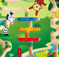 Hape Jungle Maze Wooden Magnetic Maze Toy with Jungle Animals