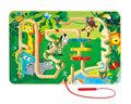 Hape Jungle Maze Wooden Magnetic Maze Toy with Jungle Animals