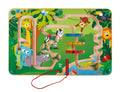 Hape Jungle Maze Wooden Magnetic Maze Toy with Jungle Animals