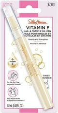 Sally Hansen Vitamin E Nail & Cuticle Oil Pen, Apricot Kernel Oil & Aloe Vera, 18 ml