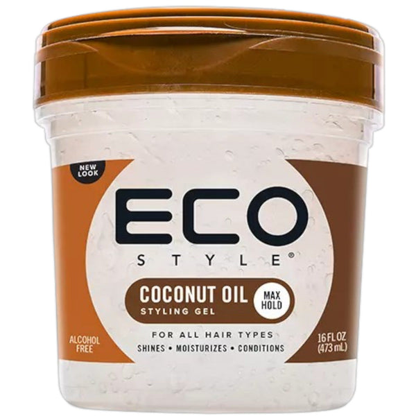 Eco Style Coconut Styling Gel Cream Hydrating High Hold 473 ml