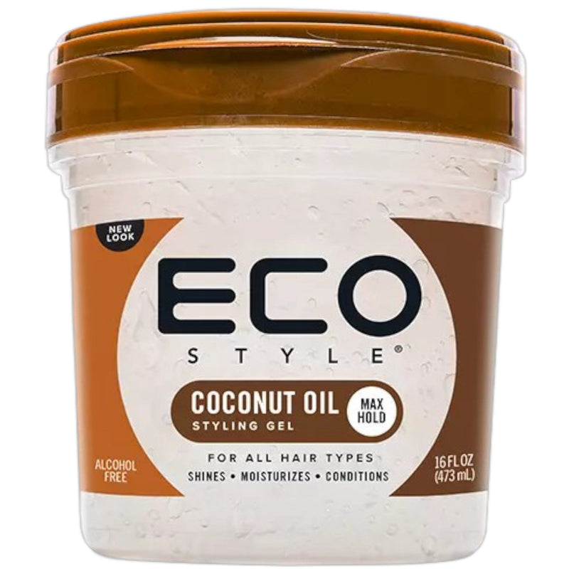 Eco Style Coconut Styling Gel Cream Hydrating High Hold 473 ml