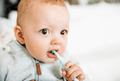 Nip Baby Toothcare Set Soft Rubber Bristles BPA-Free PVC-Free