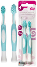 Nip Baby Toothcare Set Soft Rubber Bristles BPA-Free PVC-Free