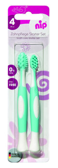 Nip Baby Toothcare Set Soft Rubber Bristles BPA-Free PVC-Free
