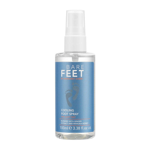 Bare Feet Cooling Foot Spray Ginger, Manuka Honey & Aloe Vera Green Tea Lime 100ml