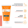 Avene Sun Care Fluid SPF 50+ Fragrance-Free Face and Body Sunscreen 50 ml