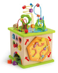 Hape Country Critters Play Cube Wooden Activity Center for Toddlers 12M+