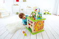 Hape Country Critters Play Cube Wooden Activity Center for Toddlers 12M+