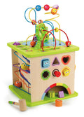 Hape Country Critters Play Cube Wooden Activity Center for Toddlers 12M+
