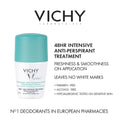 Vichy Intensive Roll-On Deodorant Clinical Strength Sweat Protection 3 x 50 ml